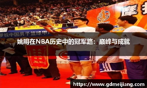 姚明在NBA历史中的冠军路：巅峰与成就
